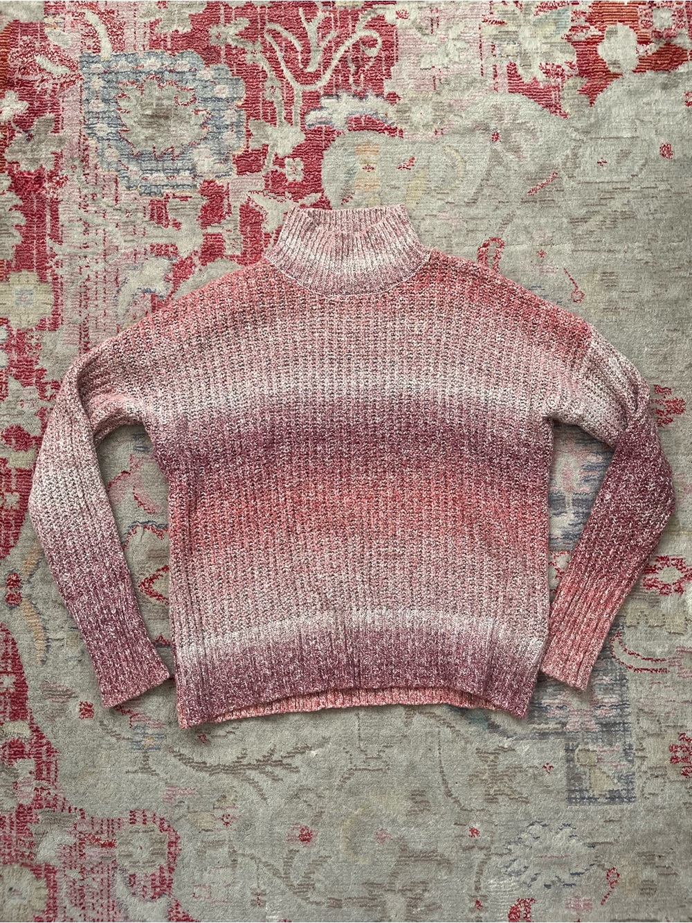 Pink ombré sweater